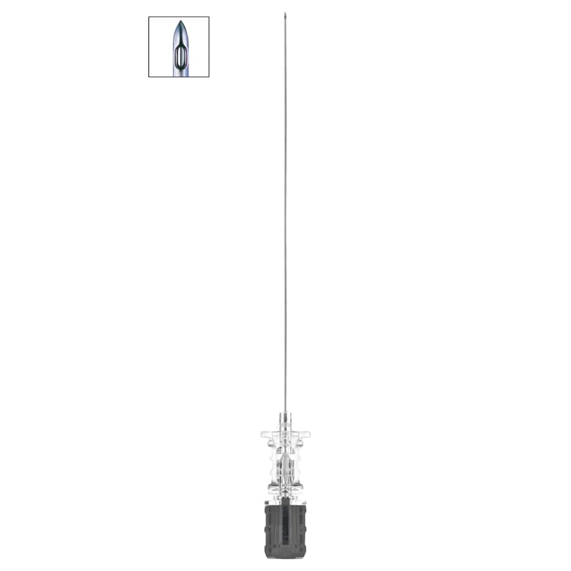 Pencan® 22G x 88 mm Luer-Spinal needle with Pencil Point bevel  - REF.No. 4532201