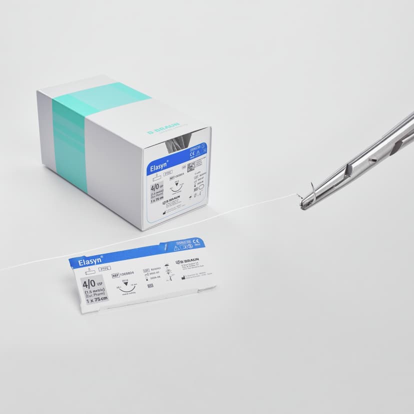 Elasyn® peel and box with needle holder-Non-absorbable suture